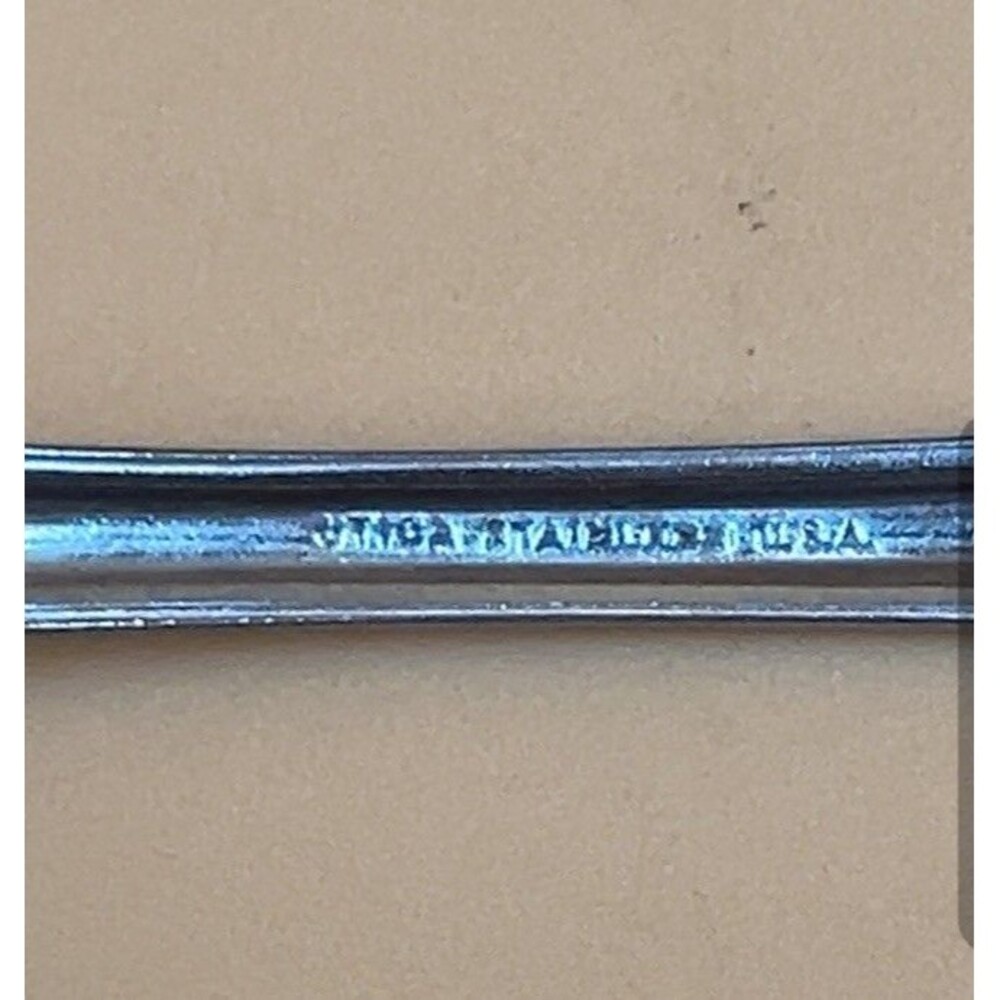 VTG Utica USA Stainless Silverware 4 Forks Flatware Replacement Woodbine Floral - Picture 3 of 3